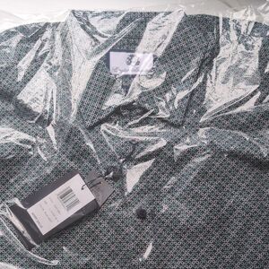 English Laundry Green and White Casual Button Down Shirt